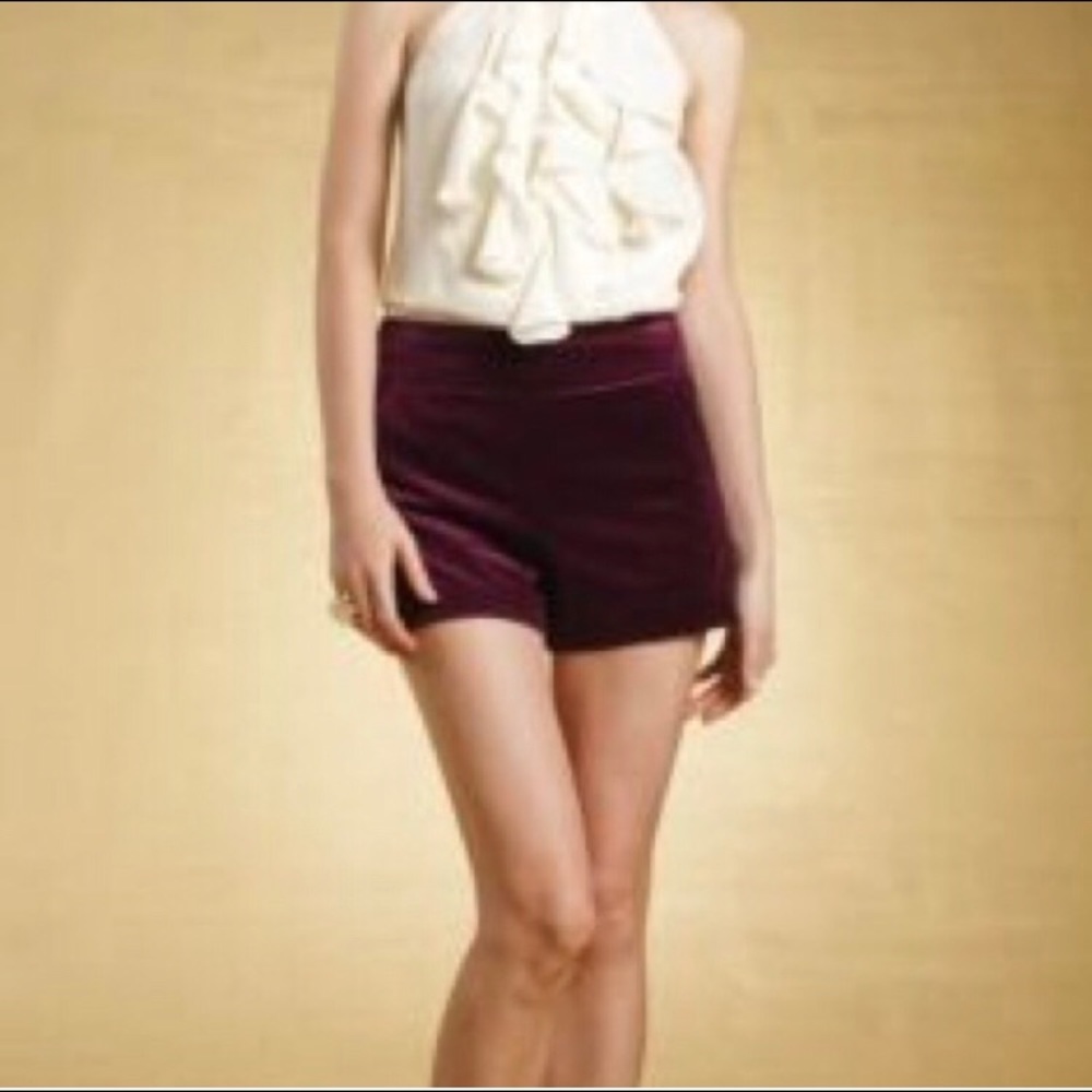 Velvet Tuxedo Shorts